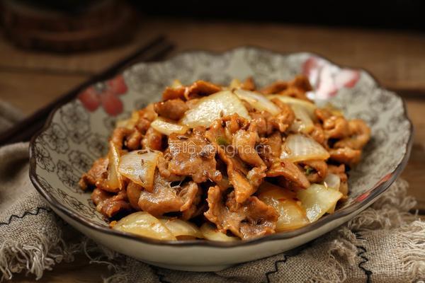 孜然洋葱炒肉片的做法图解10