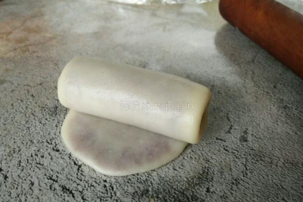 多彩麻薯蛋黄酥的做法图解10