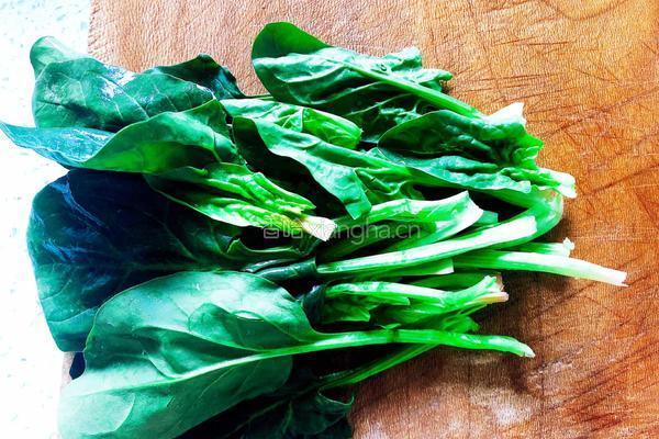 凉拌菠菜粉丝的做法图解4
