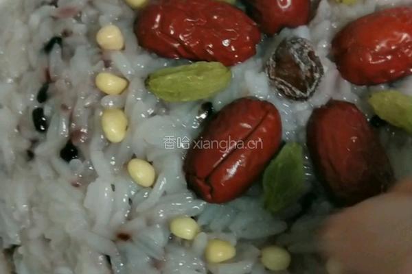 自制红豆沙八宝饭的做法图解9