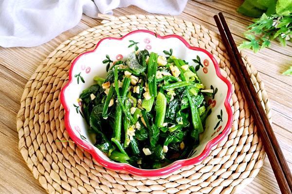 蒜蓉菠菜的做法图解9
