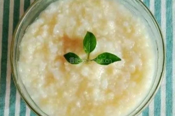 双米雪梨粥 (宝宝辅食）的做法图解6