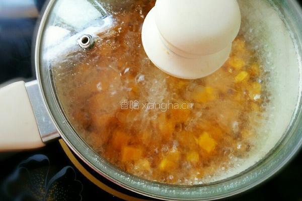 快手南瓜粥的做法图解2