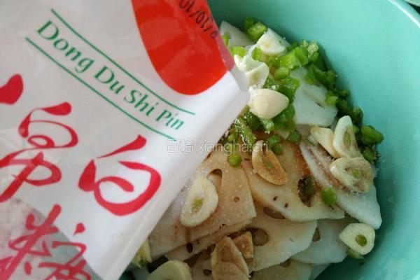 凉拌麻辣藕片的做法图解5