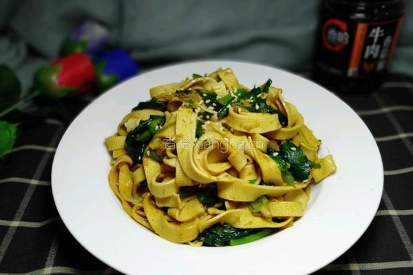 菠菜豆腐丝的做法图解11