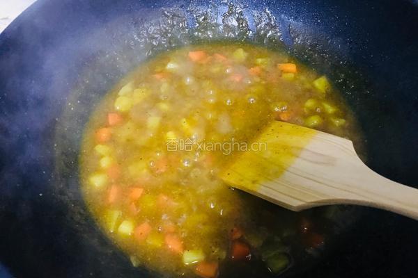 土豆咖喱饭的做法图解8