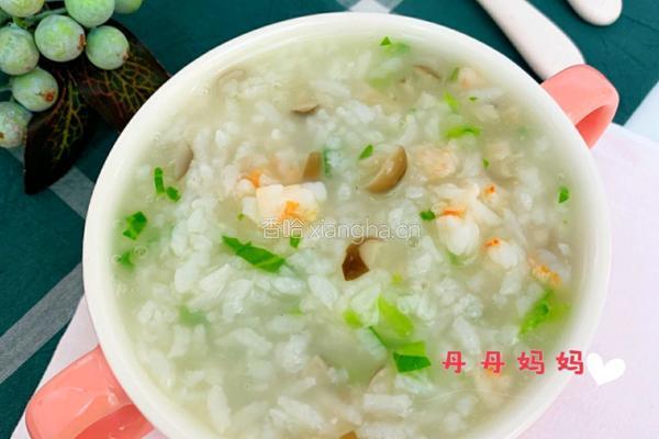 蟹味菇虾粥的做法图解7