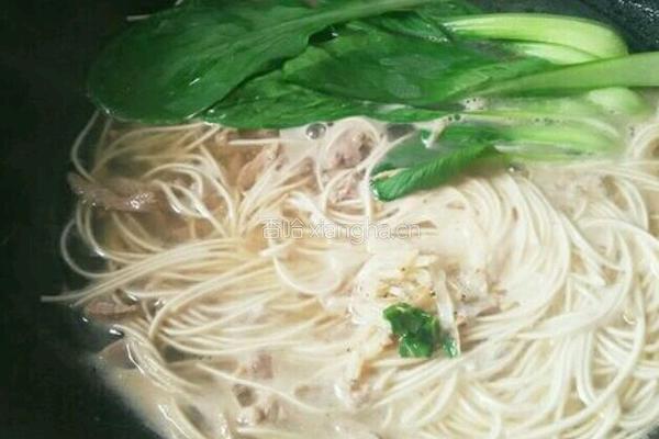肉丝面条的做法图解3