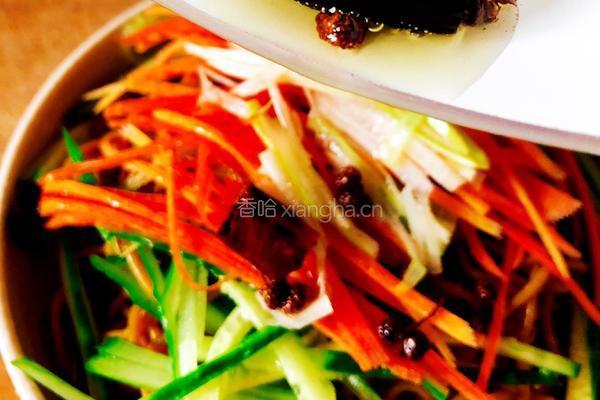 凉拌饸饹的做法图解4