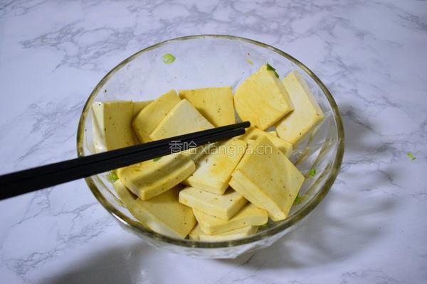 香煎千叶豆腐的做法图解7