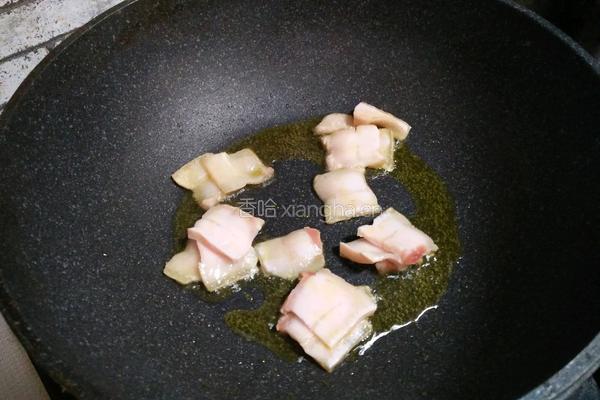 肉炒菜花的做法图解3