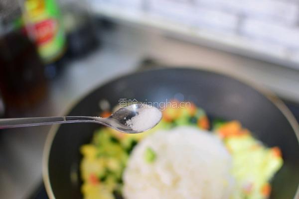 黄瓜蛋炒饭的做法图解11