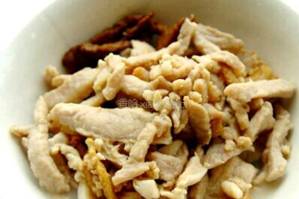 肉炒莴苣片的做法图解2