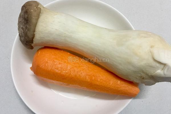 鱼香杏鲍菇的做法图解1