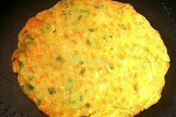 蔬菜鸡蛋饼的做法图解7