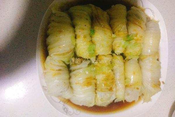 白菜肉卷的做法图解8