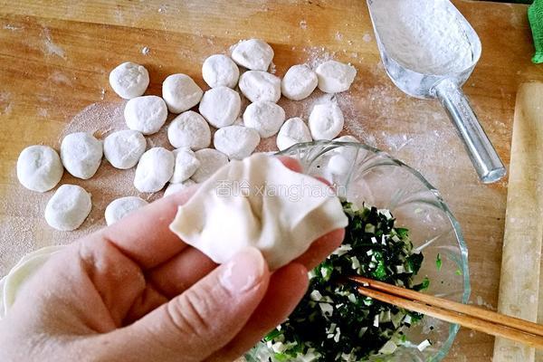 菠菜豆腐饺子的做法图解20