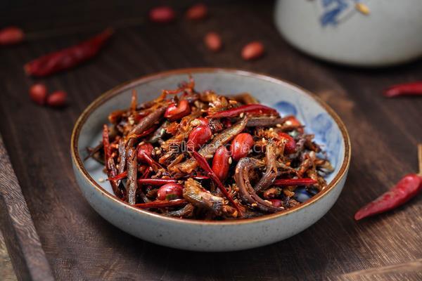 香辣花生米小鱼干