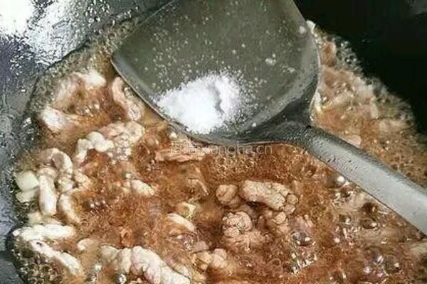 千豆腐炒肉的做法图解4