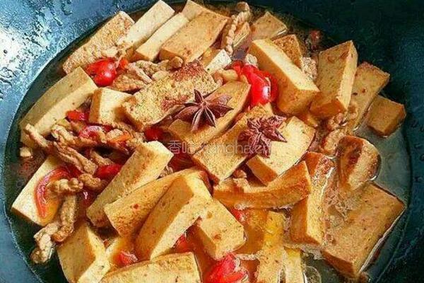 千豆腐炒肉的做法图解6