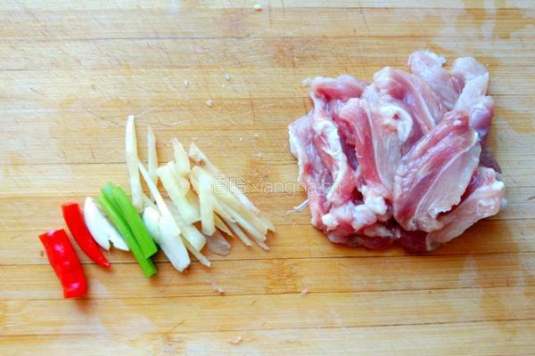 肉炒四季豆的做法图解3