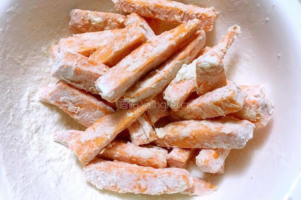 炸红薯条的做法图解4