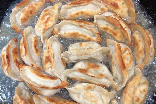 香煎饺子的做法图解4