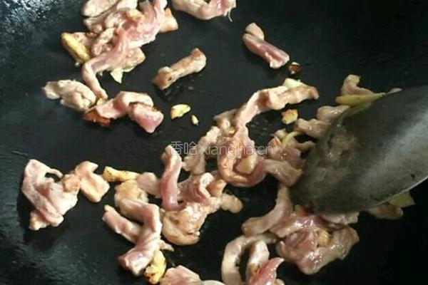 萝卜丝炒肉的做法图解3