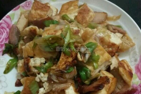 大葱爆豆腐的做法图解7