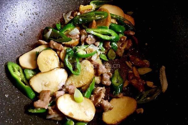 素鸡炒肉的做法图解7