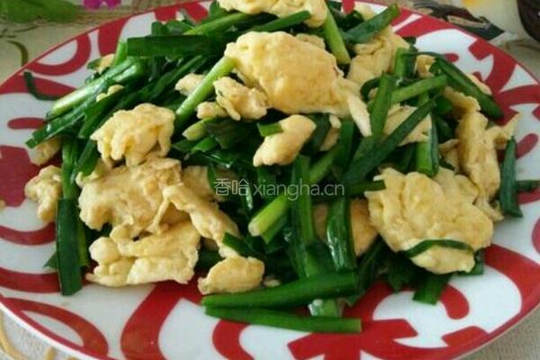 韭菜炒鸡蛋的做法图解8