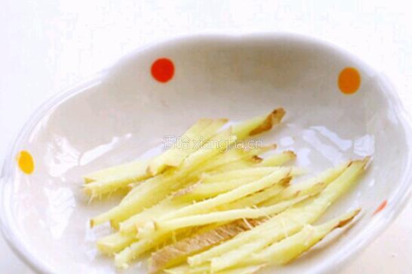 肉丝炒韭菜的做法图解3