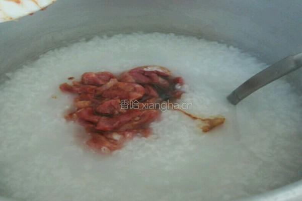 瘦肉粥的做法图解4