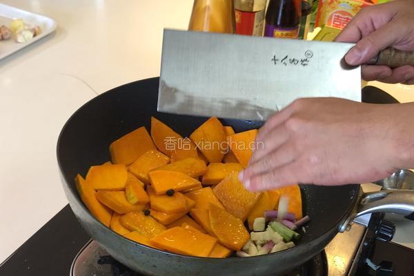 蒜头豆豉炒南瓜的做法图解6