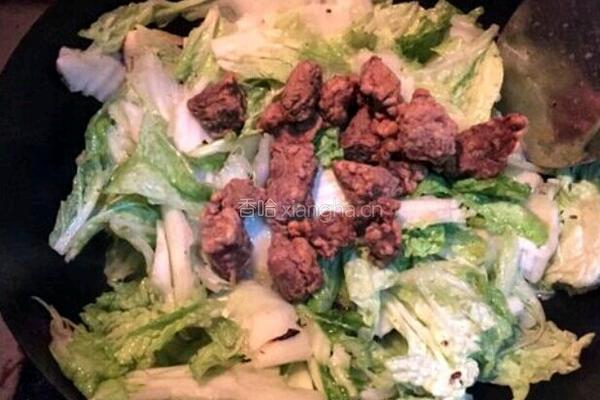 手撕白菜炖酥肉的做法图解5