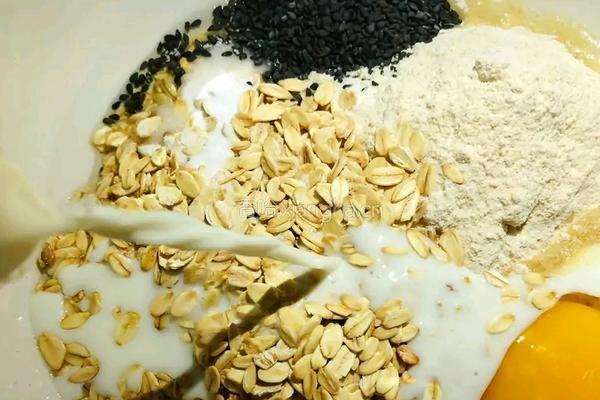 全麦燕麦咸味饼干的做法图解3