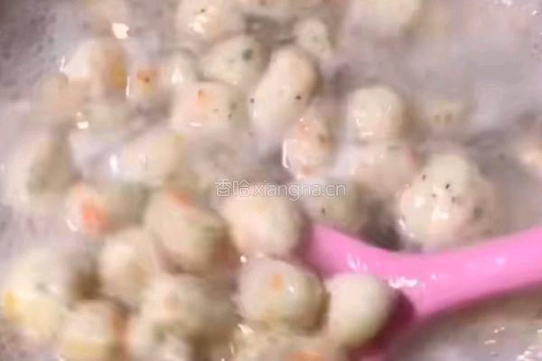 健康蔬菜小虾丸的做法图解10