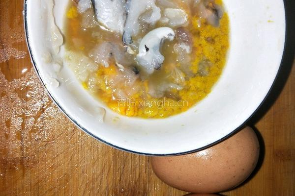 鸡蛋蟹子酱的做法图解2