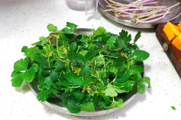 新素食—清香蒸南瓜的做法图解1