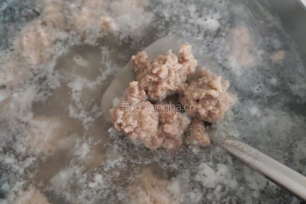 白菜豆腐丸子汤的做法图解6