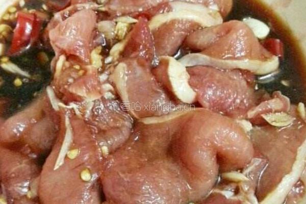 炒大肉的做法图解2