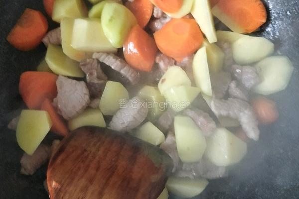 猪肉咖喱饭的做法图解4