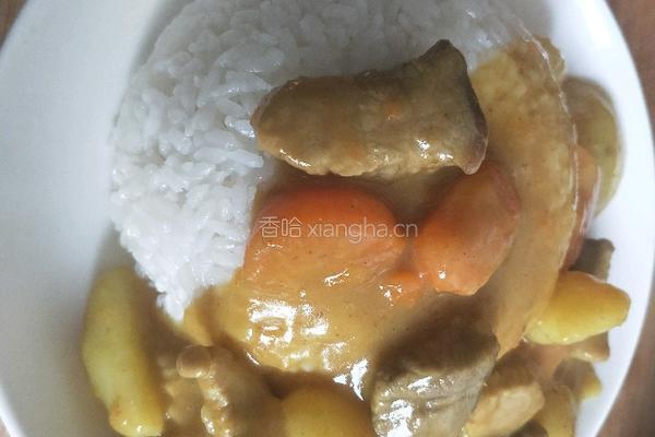 猪肉咖喱饭的做法图解7