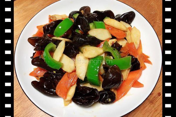 黑木耳炒山药（清肠美食）的做法图解7