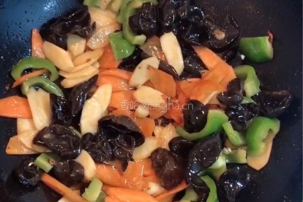 黑木耳炒山药（清肠美食）的做法图解6