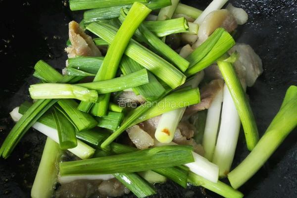 大蒜炒猪头肉的做法图解5