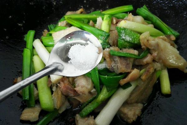 大蒜炒猪头肉的做法图解6