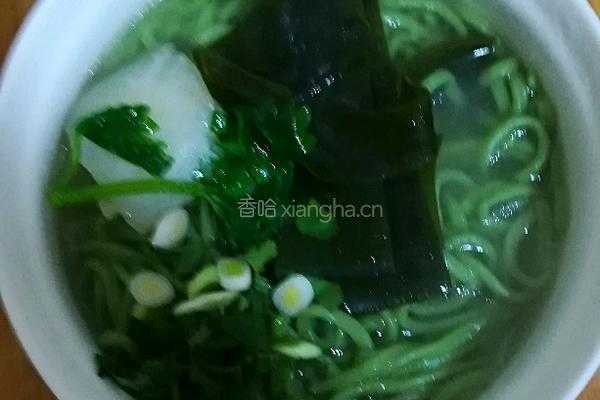 菠菜面条的做法图解8