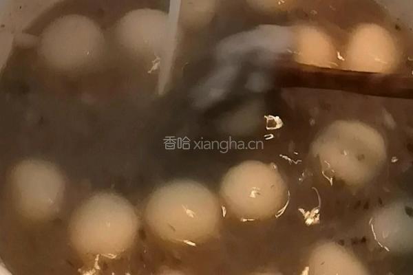芝麻核桃元宵的做法图解7