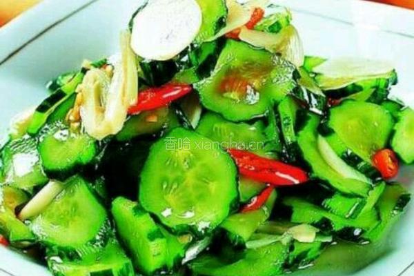 辣椒调黄瓜的做法图解4